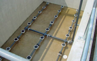 Aeration tank in wastewater treatment