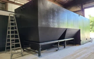 Custom Fabricated Aeration Tank for Wastewater Treatment